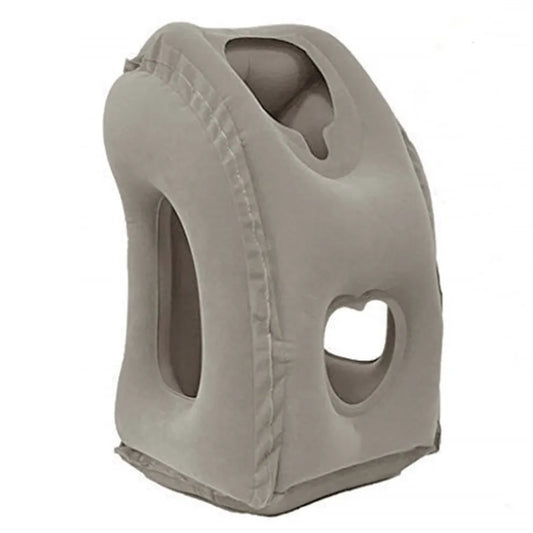 Inflatable Travel Rest Pillow - Gray