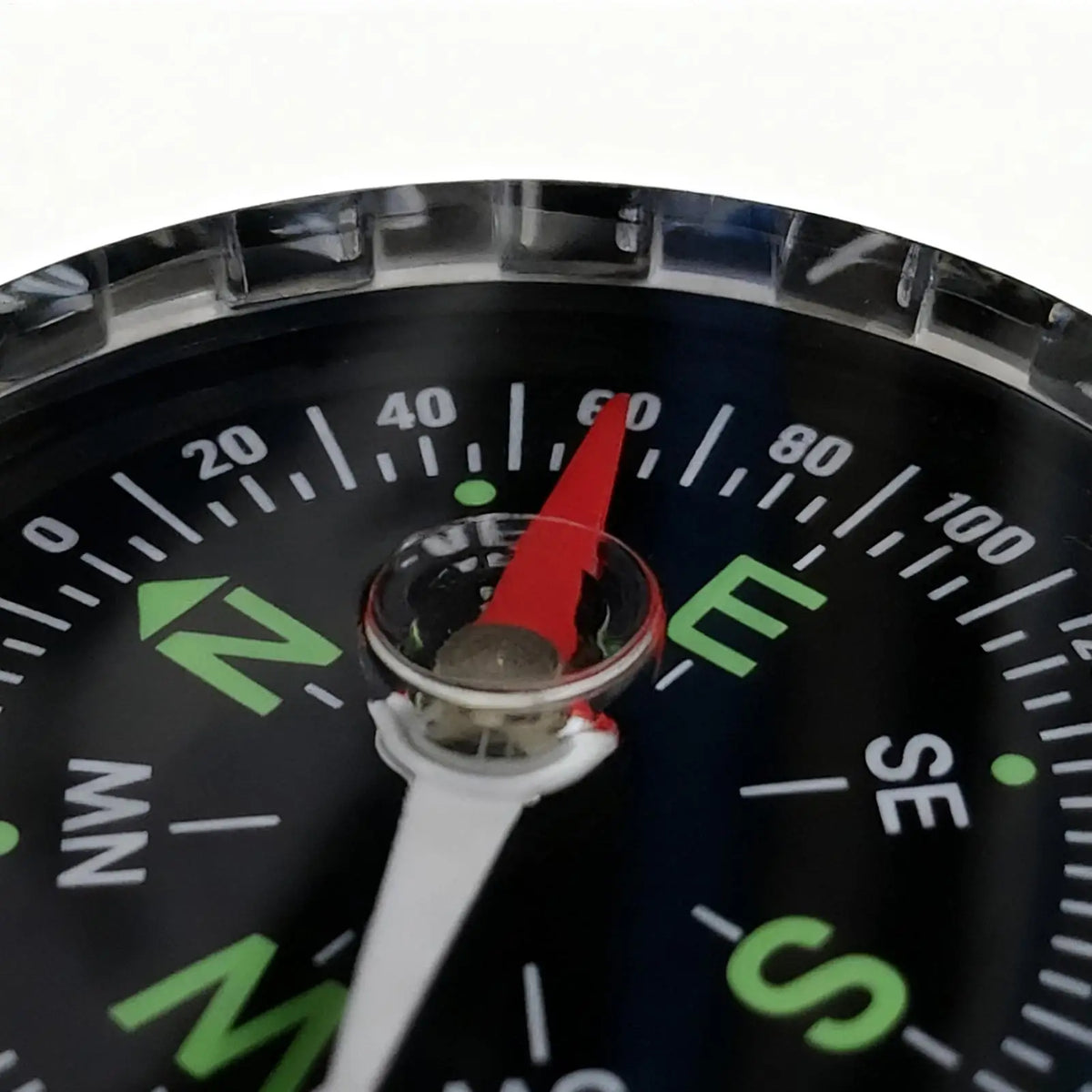 Mini Pocket Compass - in use