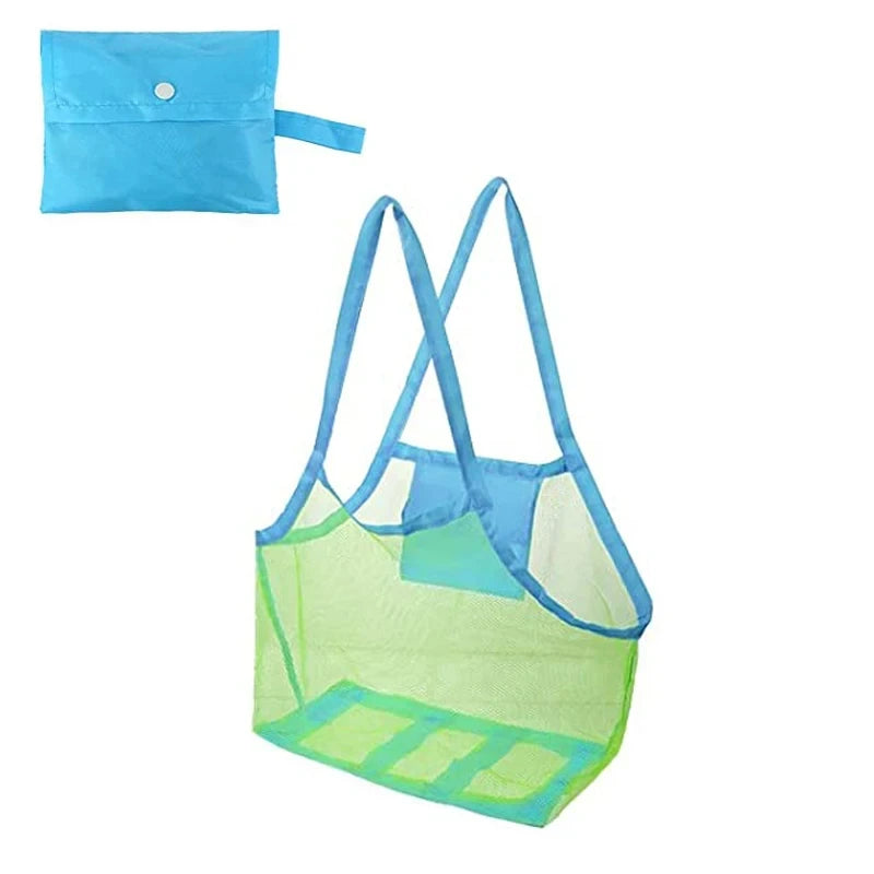 Foldable Beach Mesh Bag - Green