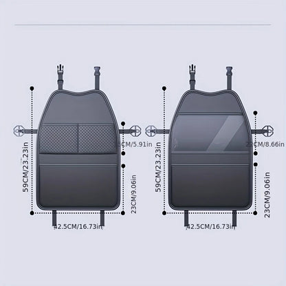 Seat Back Kick Mat Organizer