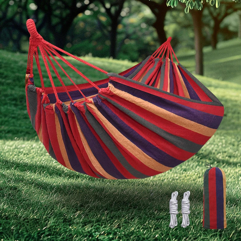 Oxford Striped Camping Hammock