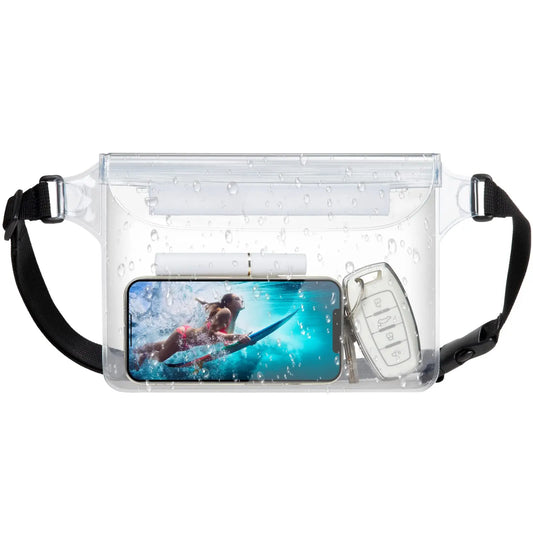 Waterproof Waist Pouch - White