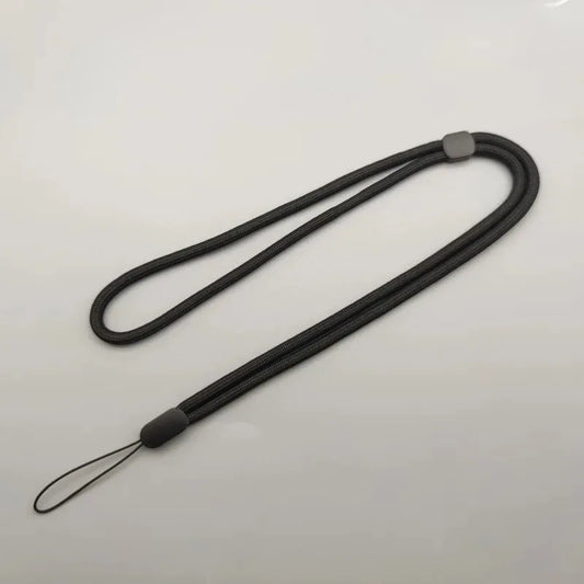Adjustable Neck Phone Lanyard - Black