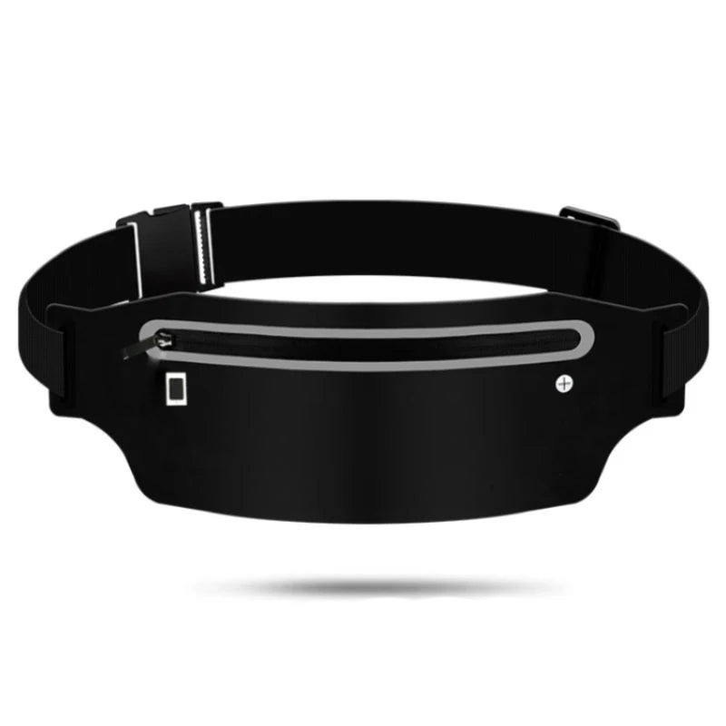 Slim Running Waist Belt - Black