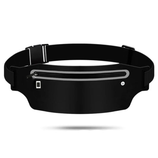 Slim Running Waist Belt - Black