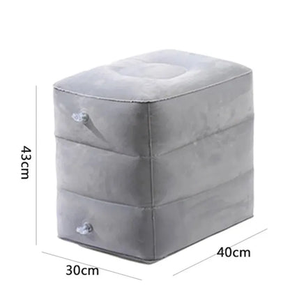 Inflatable Travel Footrest - front view