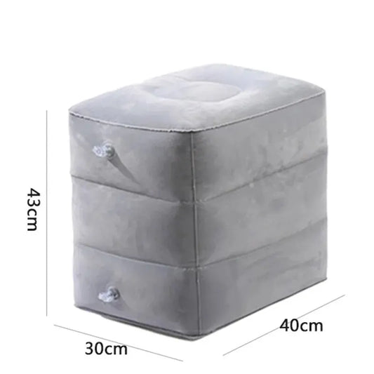 Inflatable Travel Footrest - front view