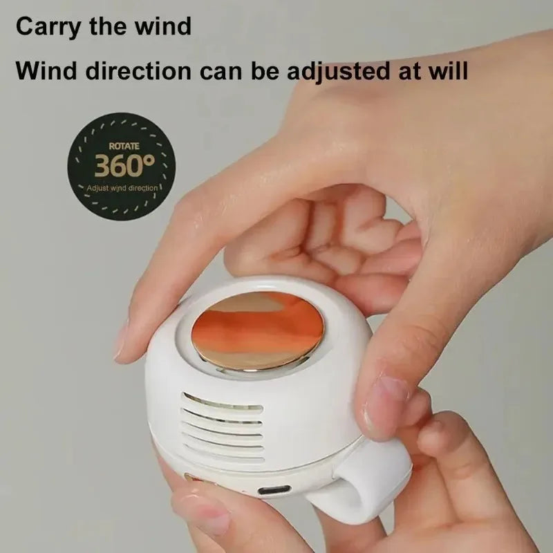 Bladeless Wearable Waist Clip Fan