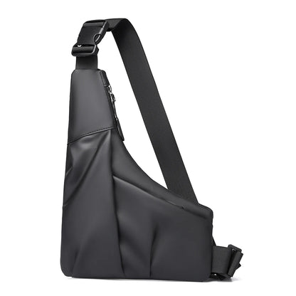 Triangle Sling Chest Bag - Black