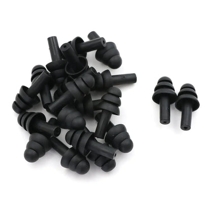 Silicone Ear Plugs - Black
