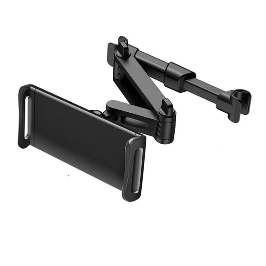 Headrest Tablet Holder - Black / Telescopic