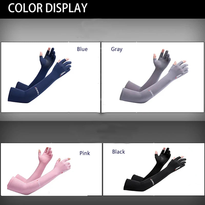 UV Ice Silk Arm Sleeves