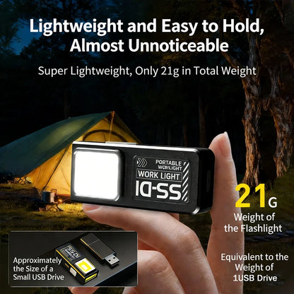 Mini COB Clip Flashlight