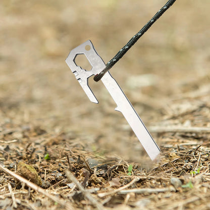 Steel Tent Stakes - in use