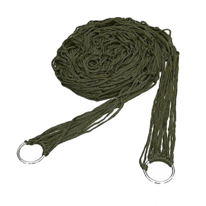 Rope Mesh Hammock - in use