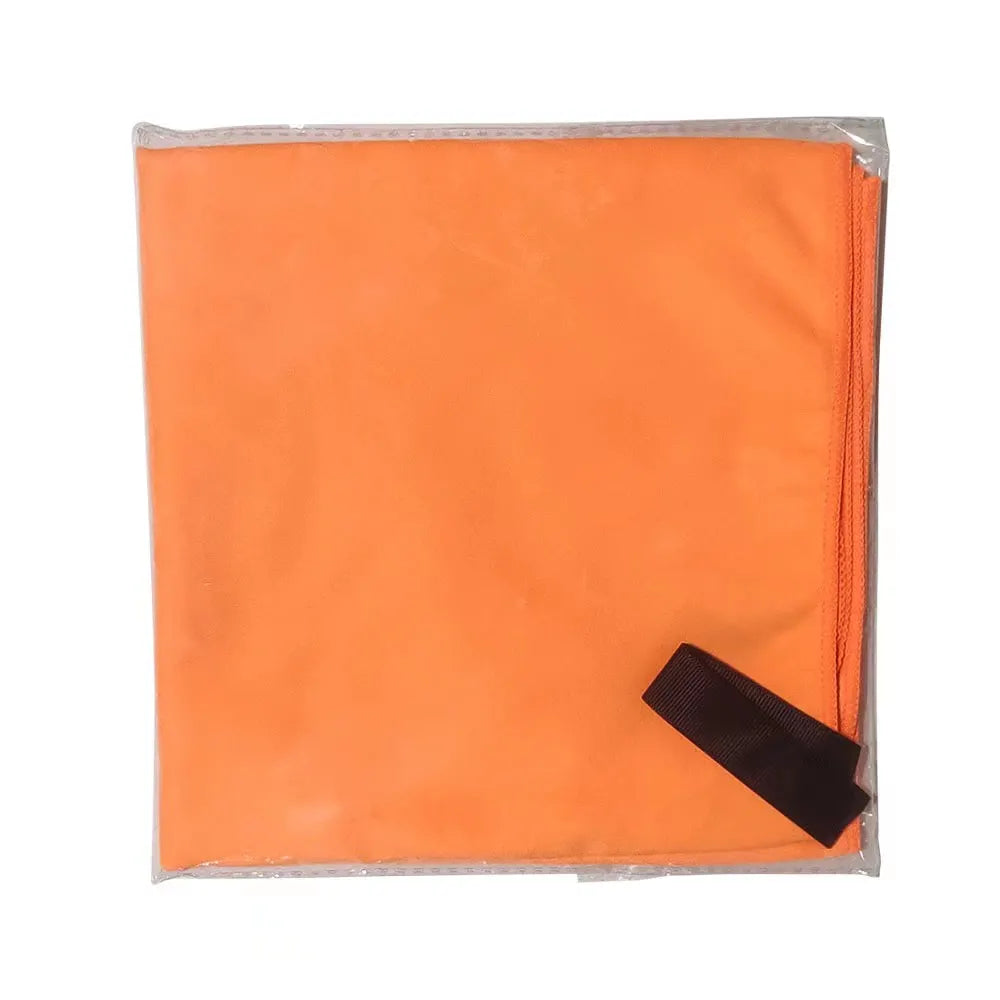 Quick Dry Microfiber Towel - Orange / 40x80cm