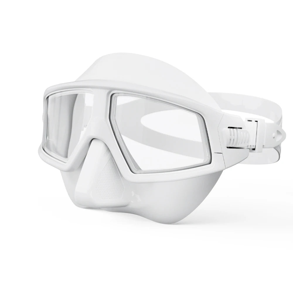 Low Volume Diving Mask - White