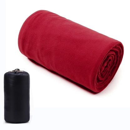 Fleece Sleeping Bag Liner - Red