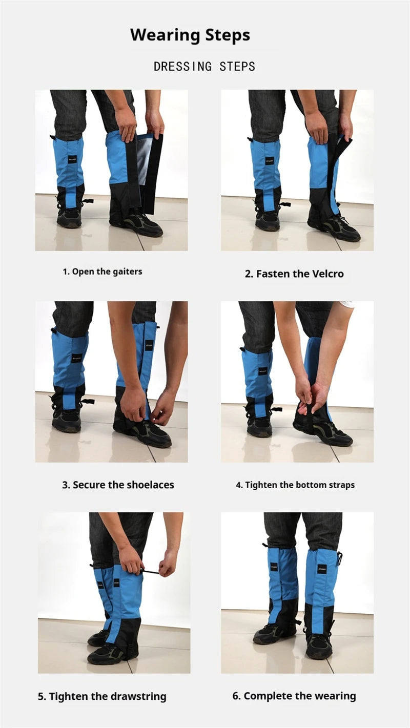 Waterproof Hiking Leg Gaiters