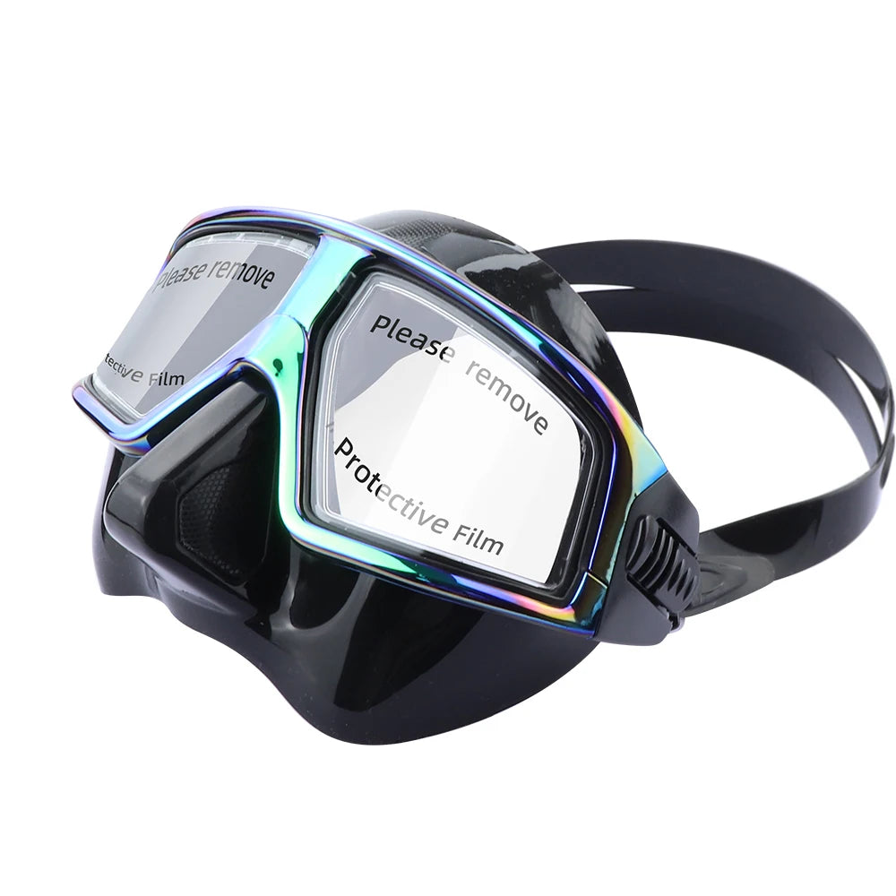 Low Volume Diving Mask - Iridescent Black