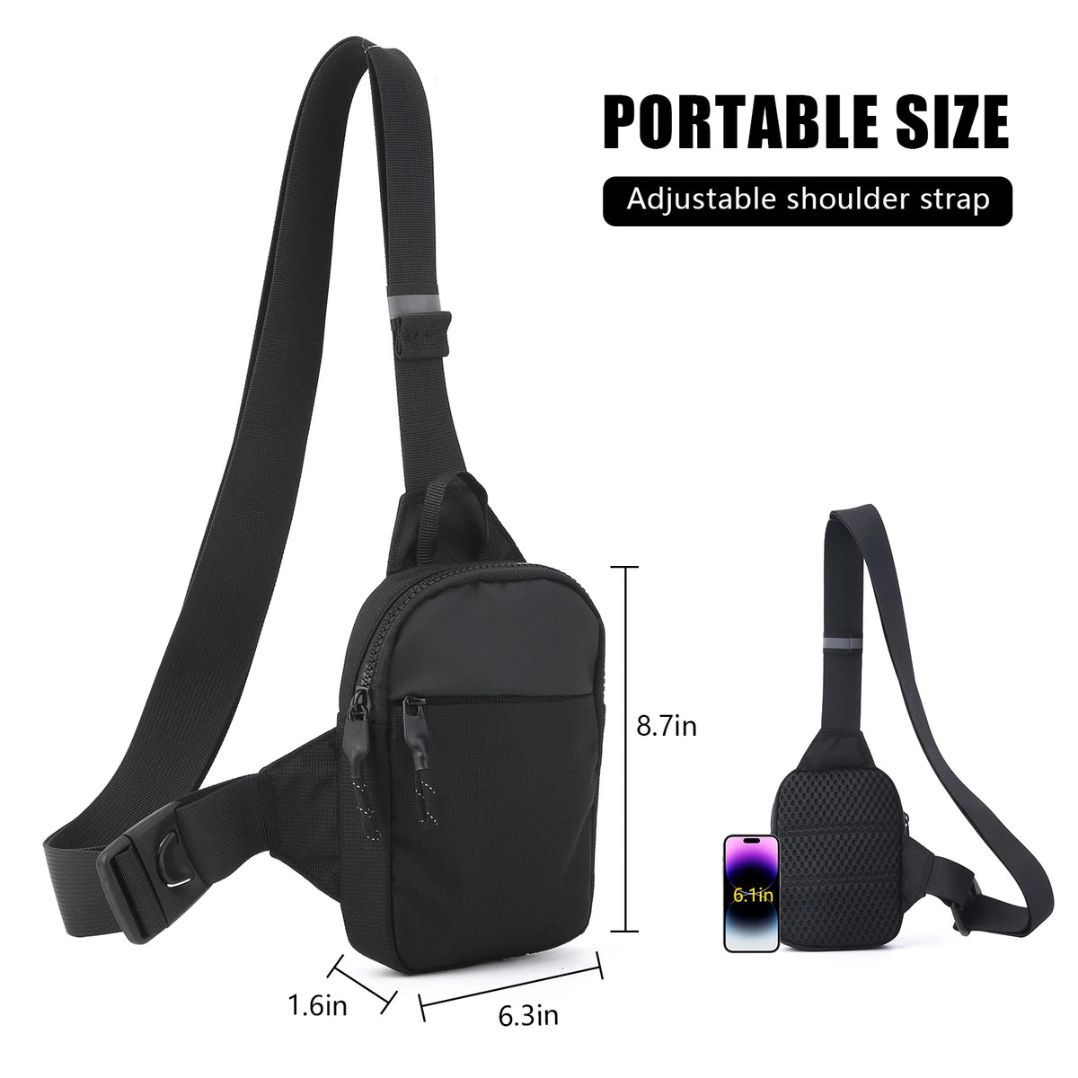 Lockable Mini Crossbody Bag