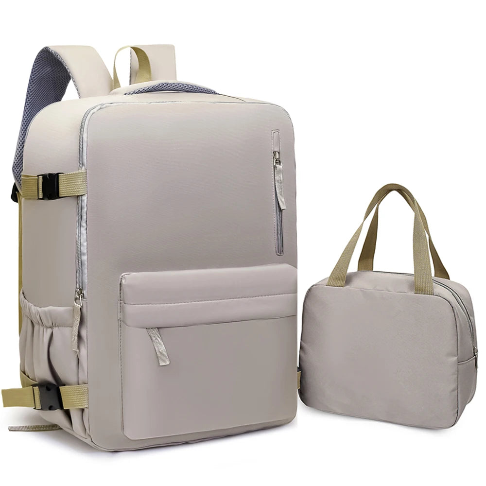 Cabin Backpack and Tote Set - Khaki