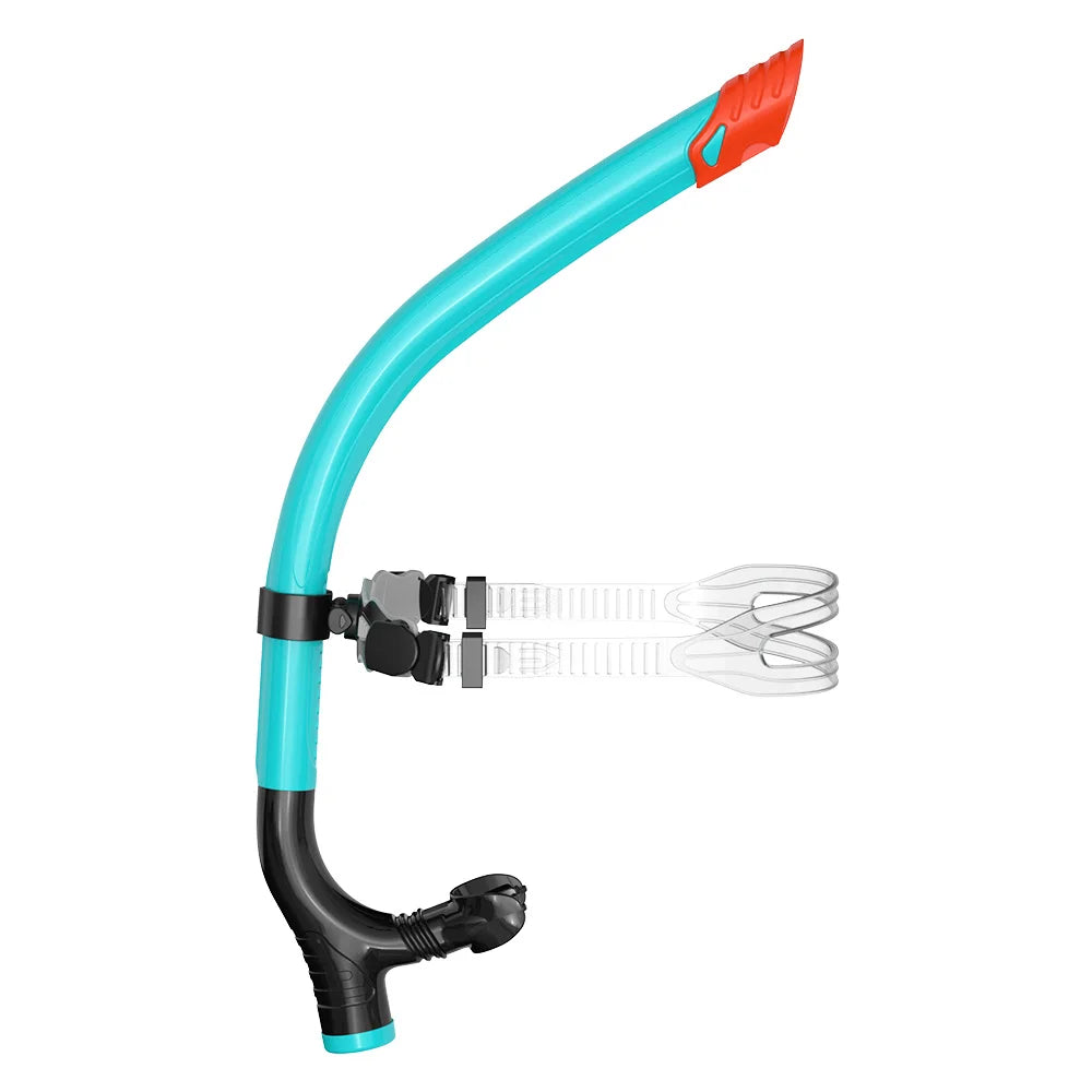 Center Mount Swim Snorkel - Green