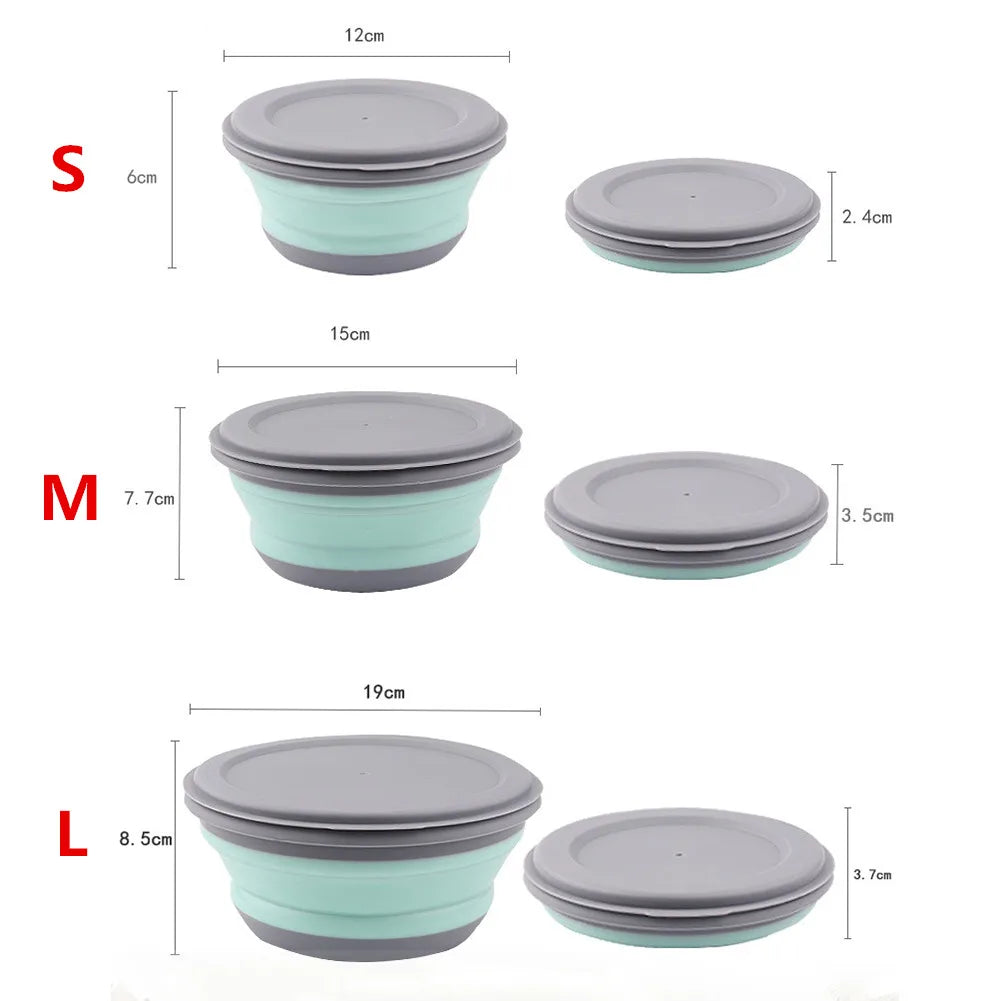 Collapsible Camping Bowl Set