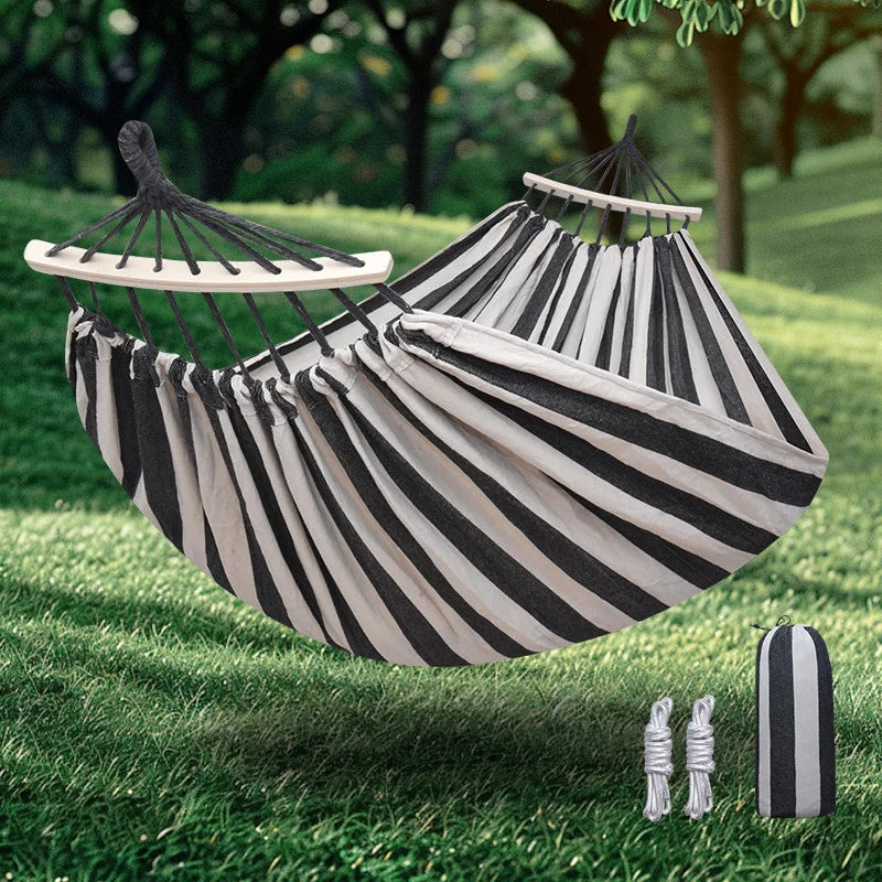 Oxford Striped Camping Hammock
