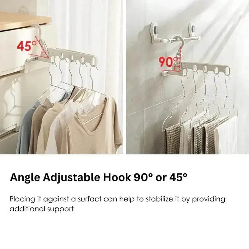 Foldable Travel Clothes Hanger - packed size
