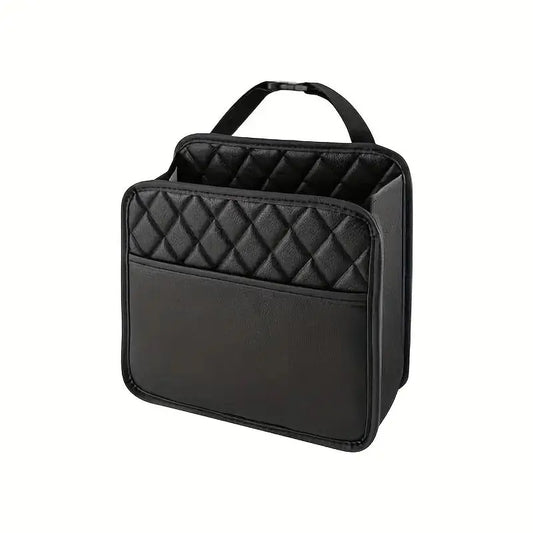 Quilted Car Seat Organizer - front view