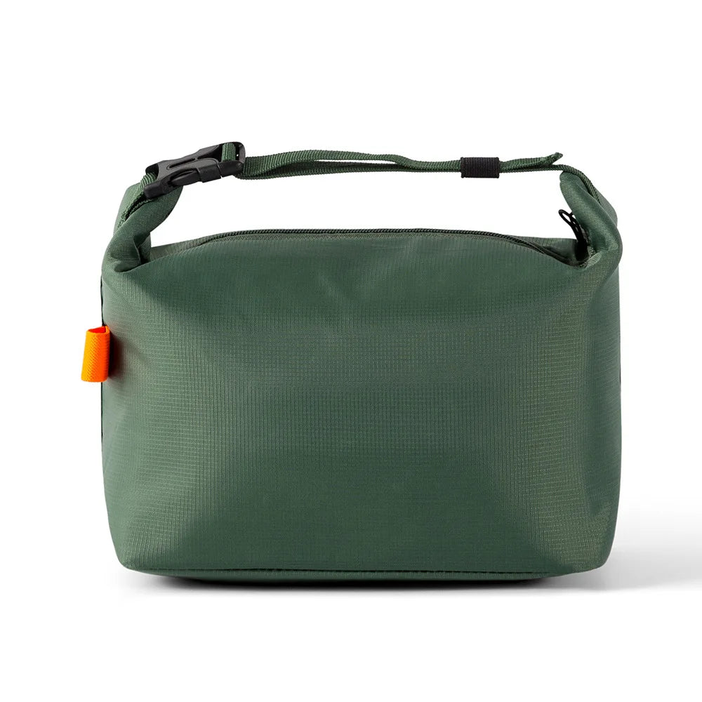 Insulated Roll Top Lunch Bag - Olive Green