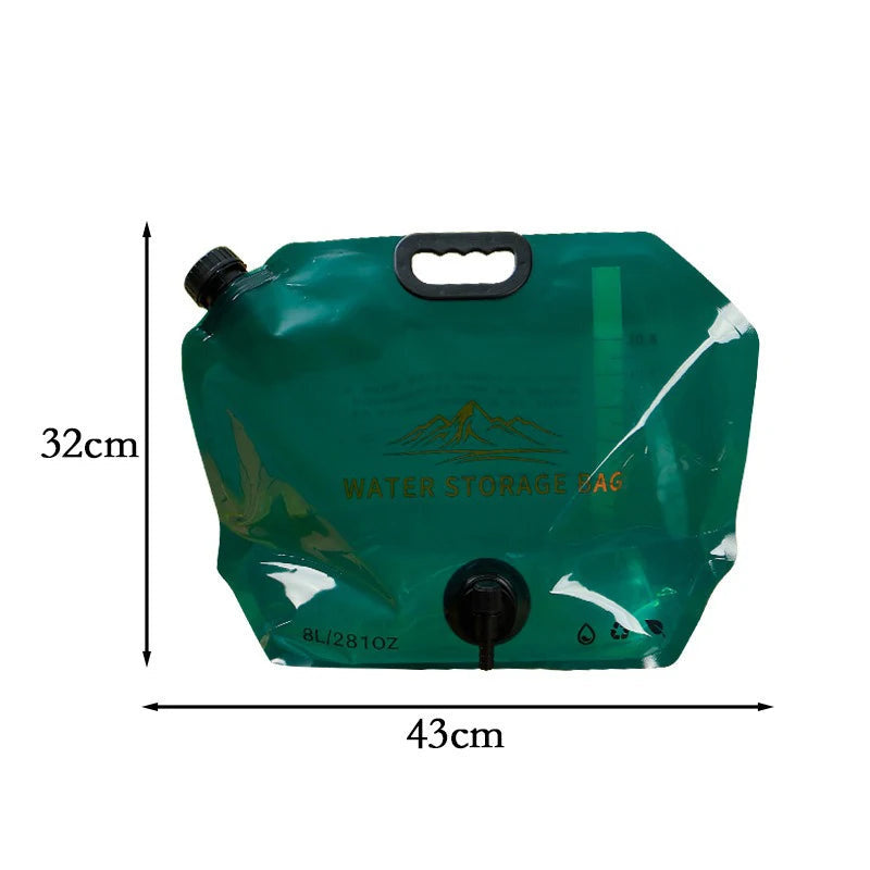 Collapsible Water Carrier - Olive Green