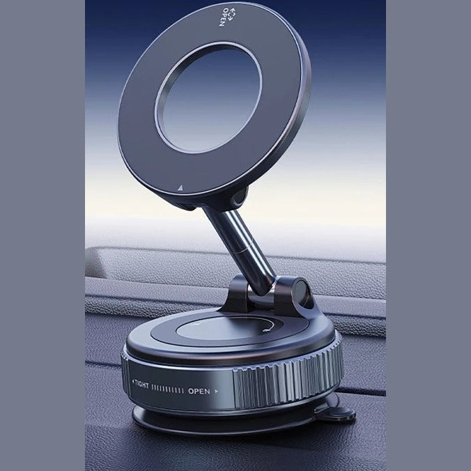 Foldable Magnetic Phone Mount - Black