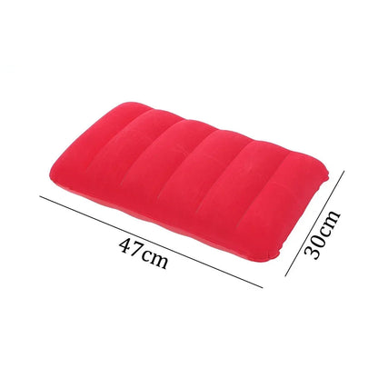 Inflatable Camping Pillow - Red
