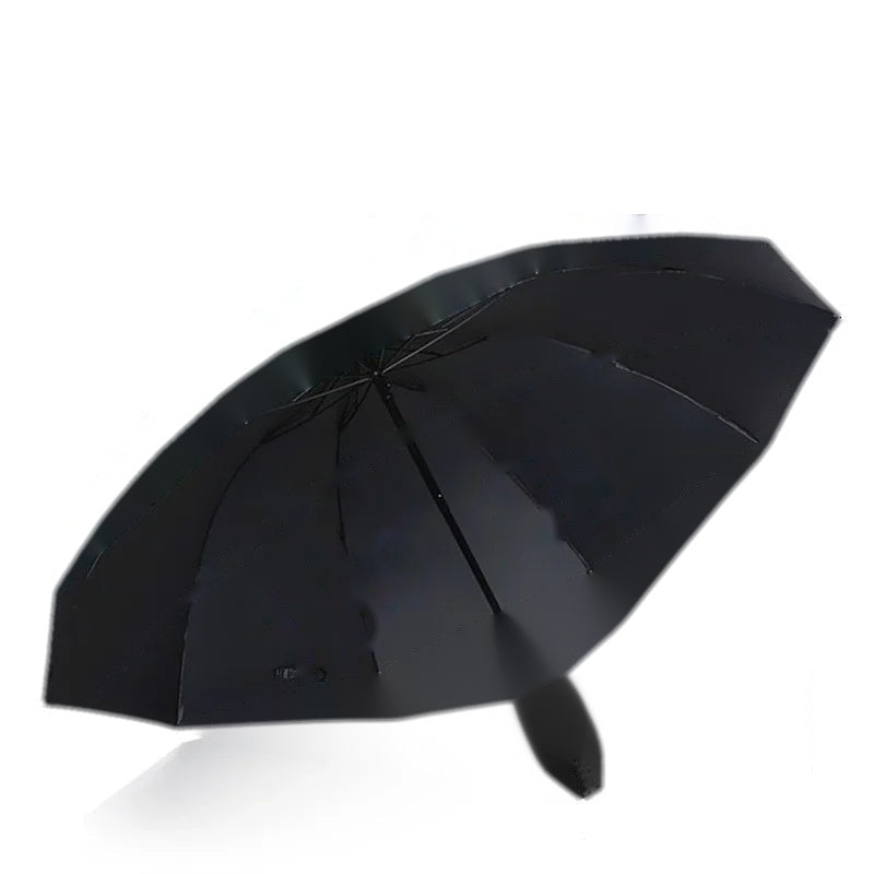 Oversized Folding Umbrella - Navy Blue
