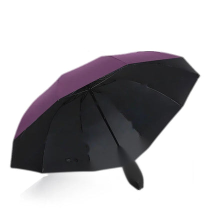 Oversized Folding Umbrella - Purple