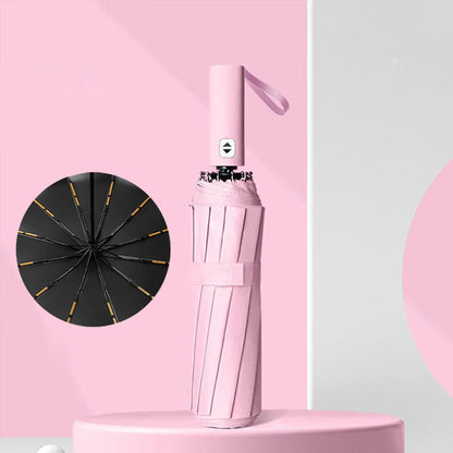 Automatic Compact Umbrella - Pink