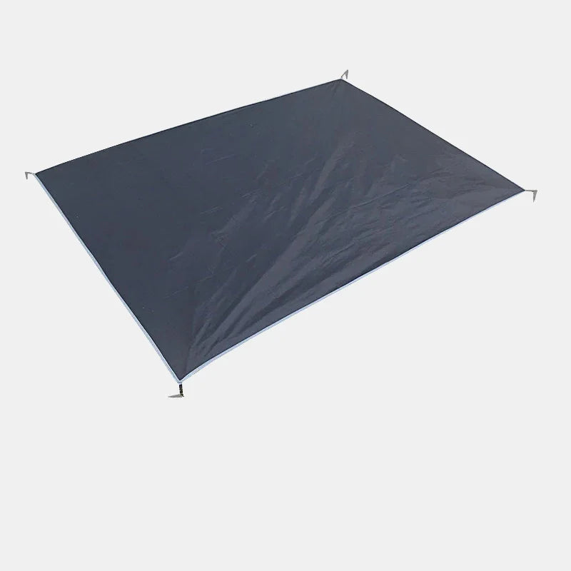 Pocket Ground Mat with Pegs - Black / 75x210cm