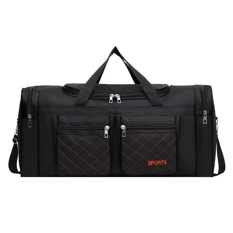 Large Travel Duffel Bag - Black