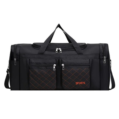 Large Travel Duffel Bag - Black