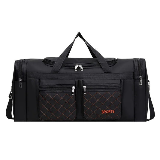 Large Travel Duffel Bag - Black