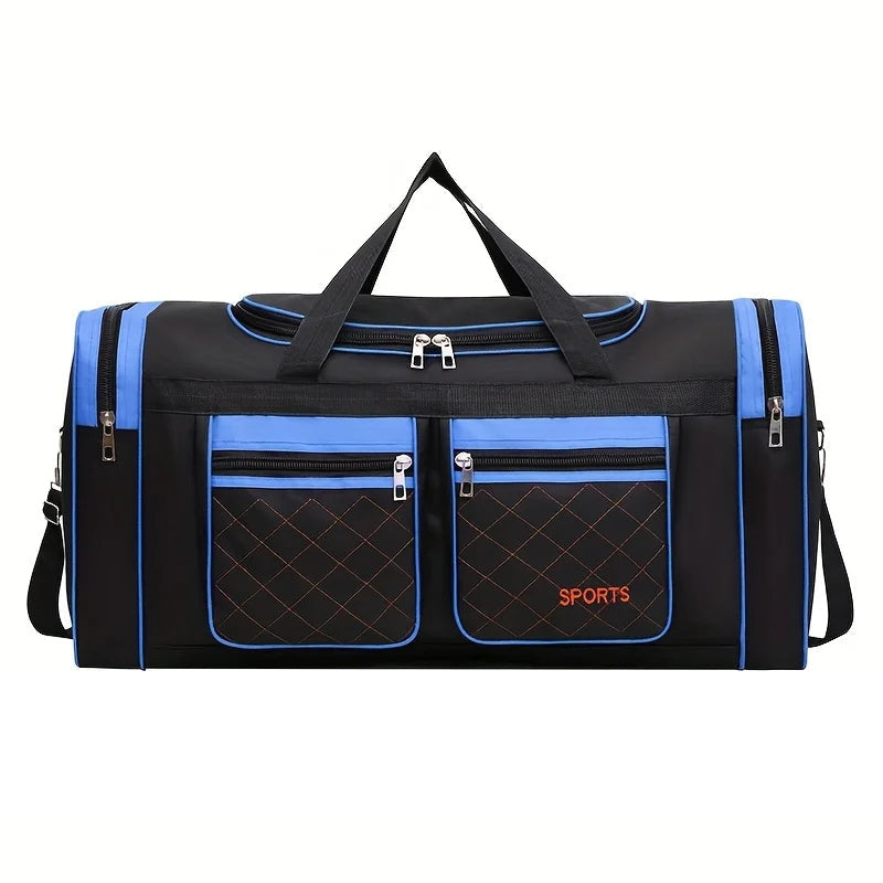 Large Travel Duffel Bag - Blue