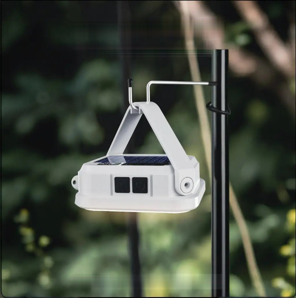 Solar Rechargeable Tent Light - detail