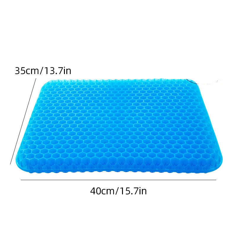 Honeycomb Gel Seat Cushion - Blue