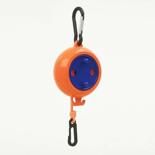 Retractable Travel Clothesline - Orange