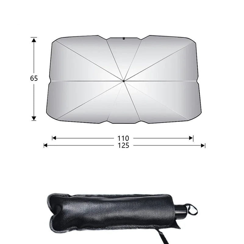 Windshield Sun Shade Umbrella - Small