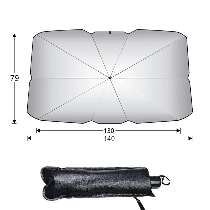 Windshield Sun Shade Umbrella - Large