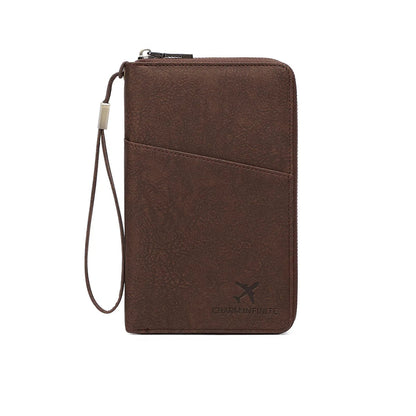 Family Passport Organizer - Coffee