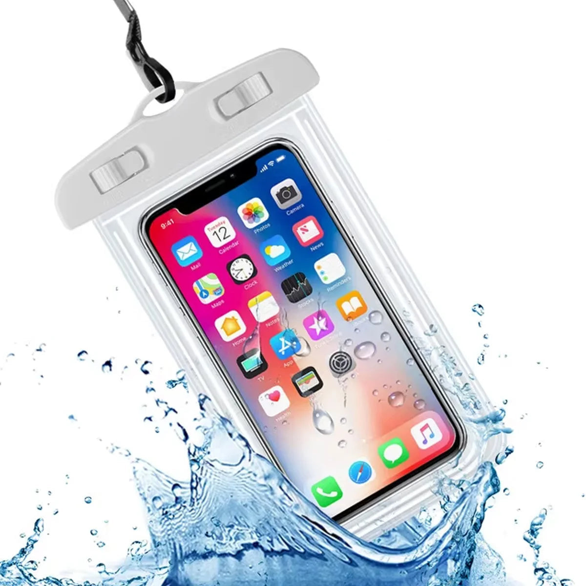 Touchscreen Phone Pouch - color White